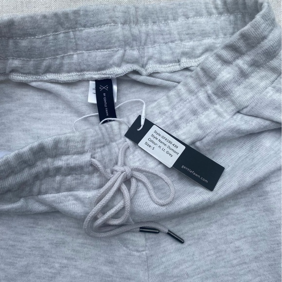 NWT Gentle Fawn Dumont Light Grey Joggers Sweatpants Size Small - Picture 4 of 5